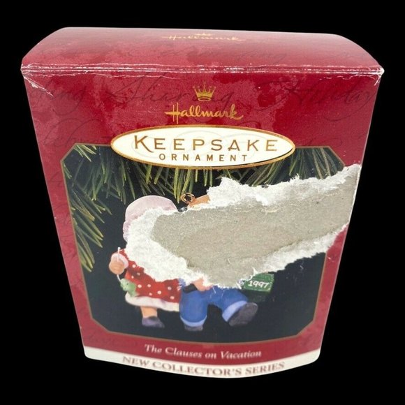 Hallmark Keepsake Ornament Christmas The Clauses on Vacation 1997 - Picture 5 of 8